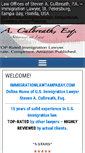Mobile Screenshot of immigrationlawtampabay.com