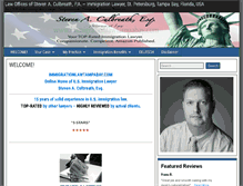 Tablet Screenshot of immigrationlawtampabay.com